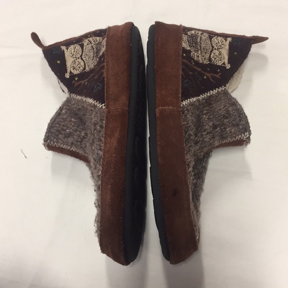 acorn owl slippers
